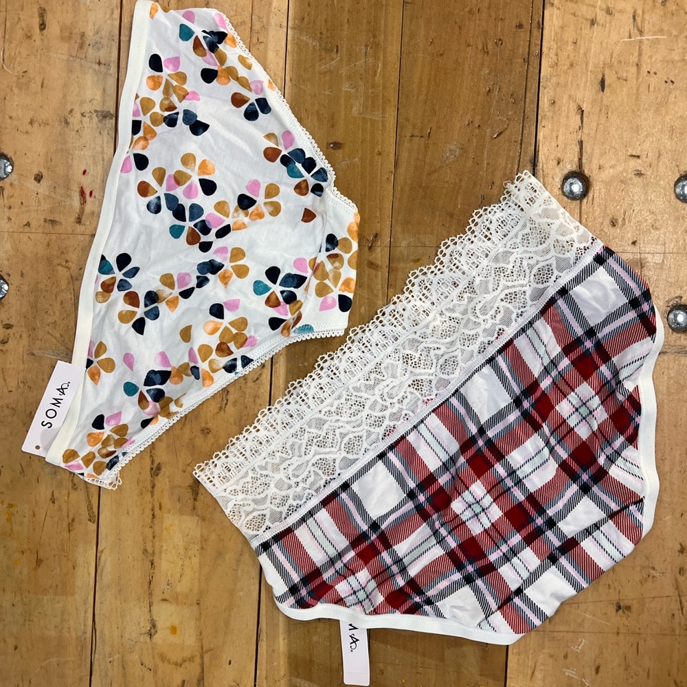 NWT $25 Two SOMA Panties